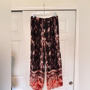 Cynthia Rowley Silk Patterned Pants